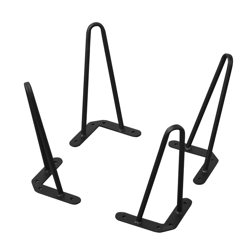 Home Soft Things Hairpin Metal Table Legs 10 Inch Legs For Furniture Coffee gallery