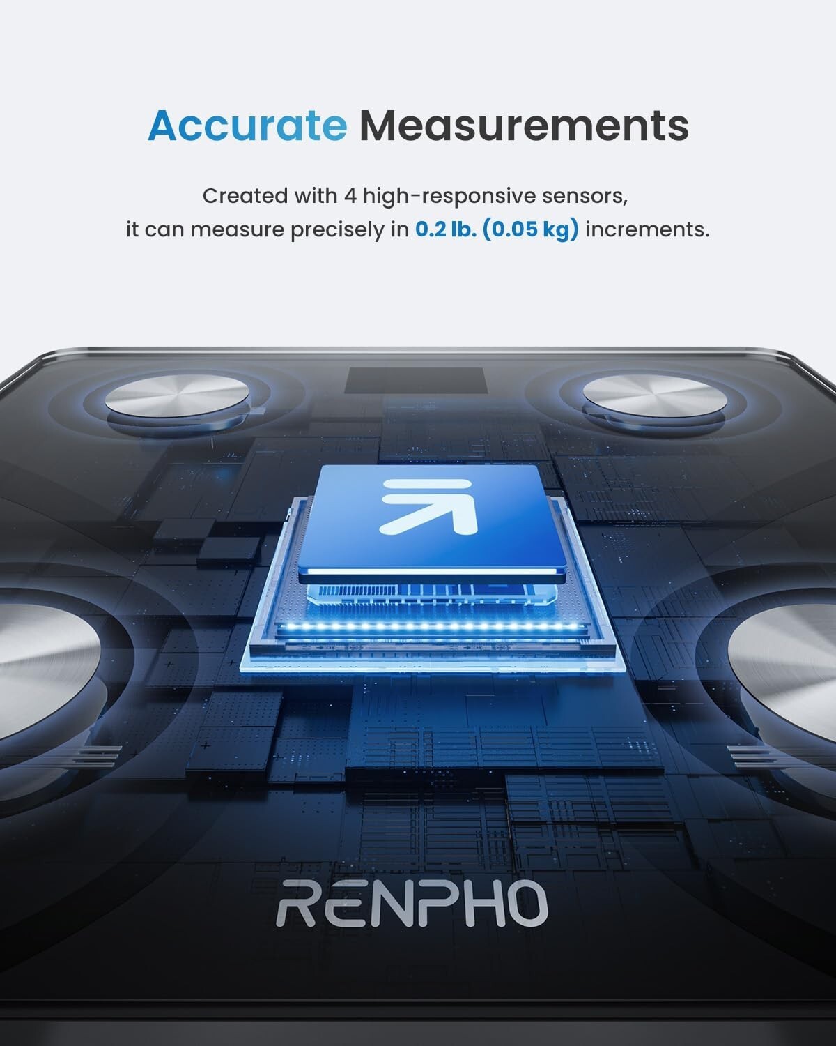 RENPHO Elis1 Smart Body Fat Scale - Monitor 13 Body Metrics - Bluetooth App Gift gallery