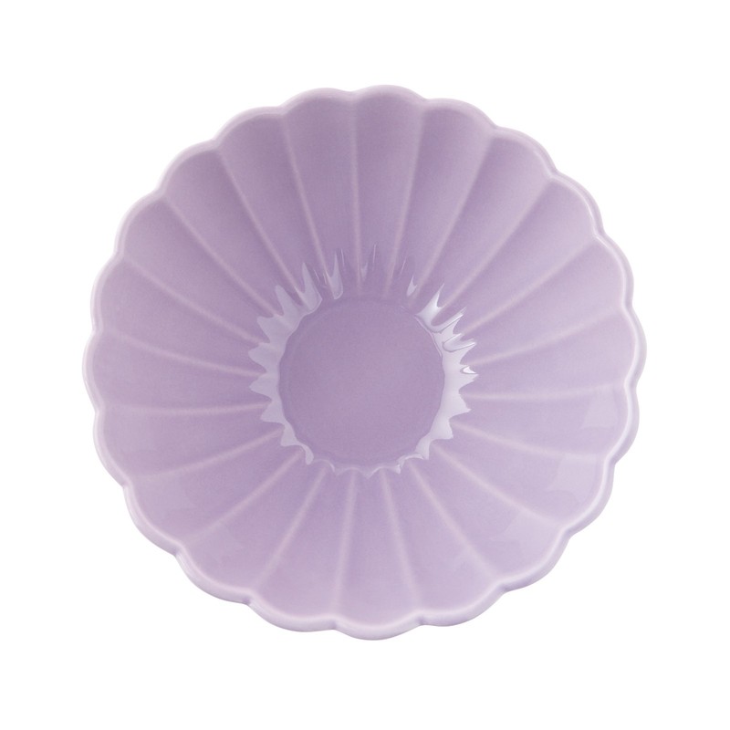 Colette 12-Piece Stoneware Dinnerware Set, Purple gallery