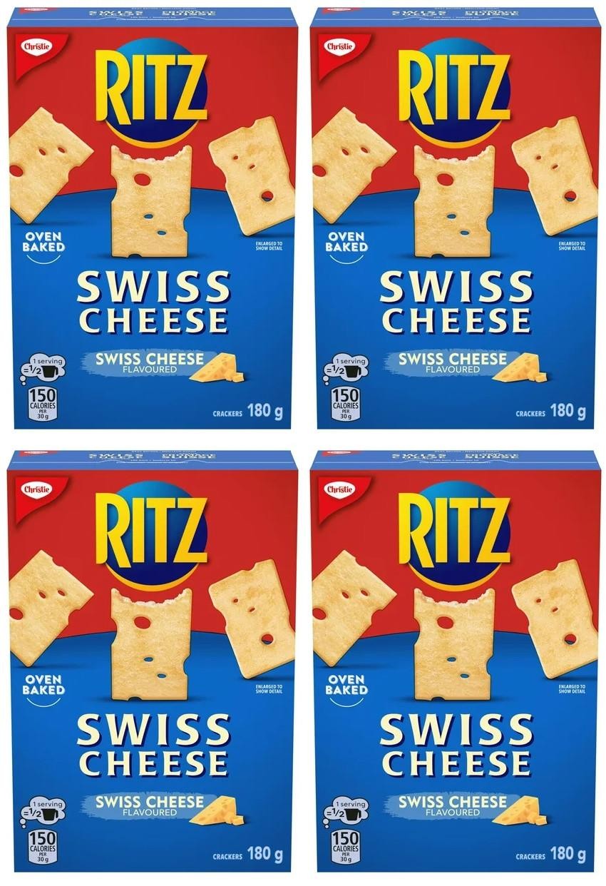 Ritz Swiss Cheese Crackers, 180g (4 Pack) gallery