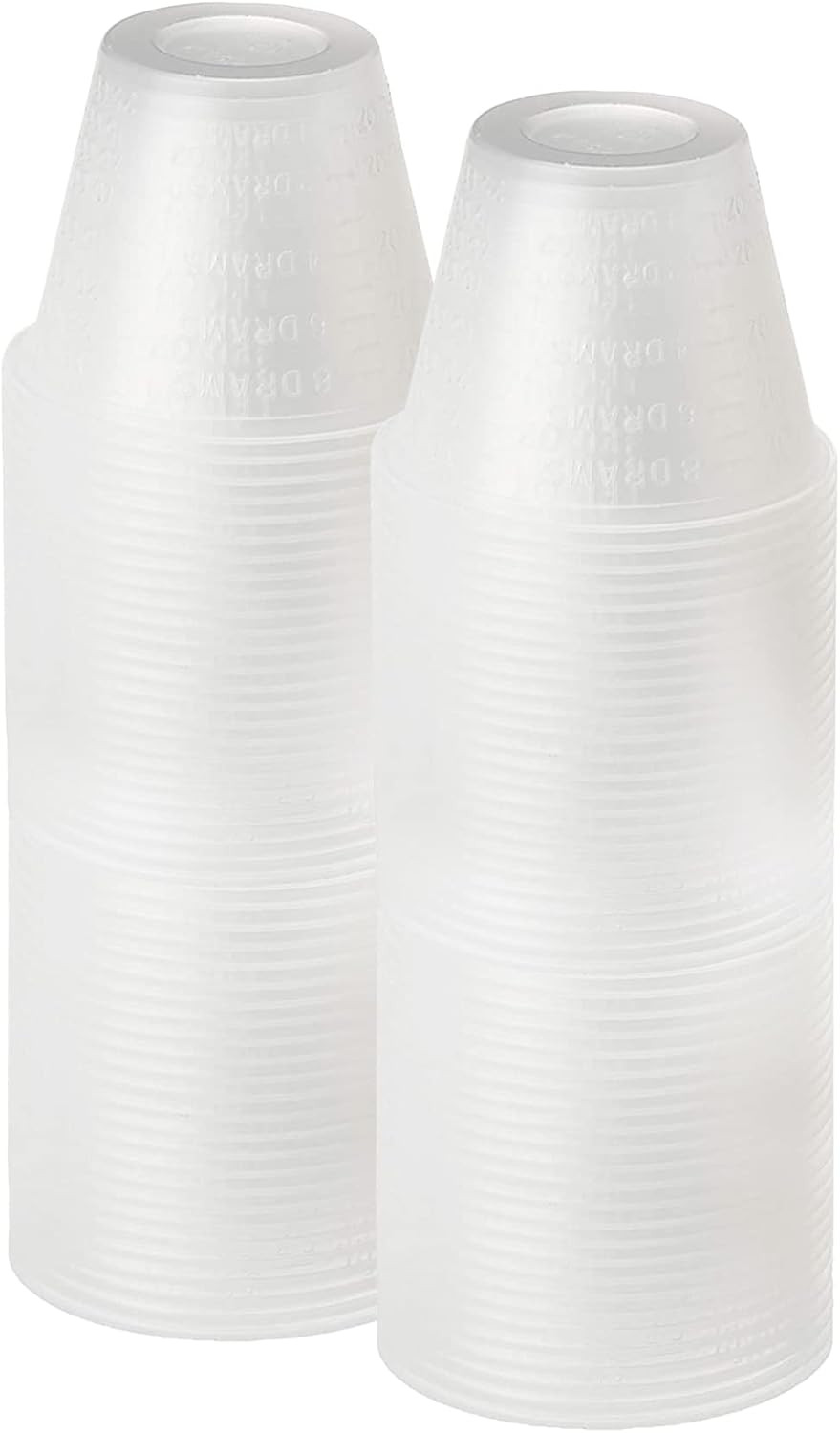 Disposable Graduated Medicine Cups 1 oz 100 Count Clear Measuring Resin Mixing gallery