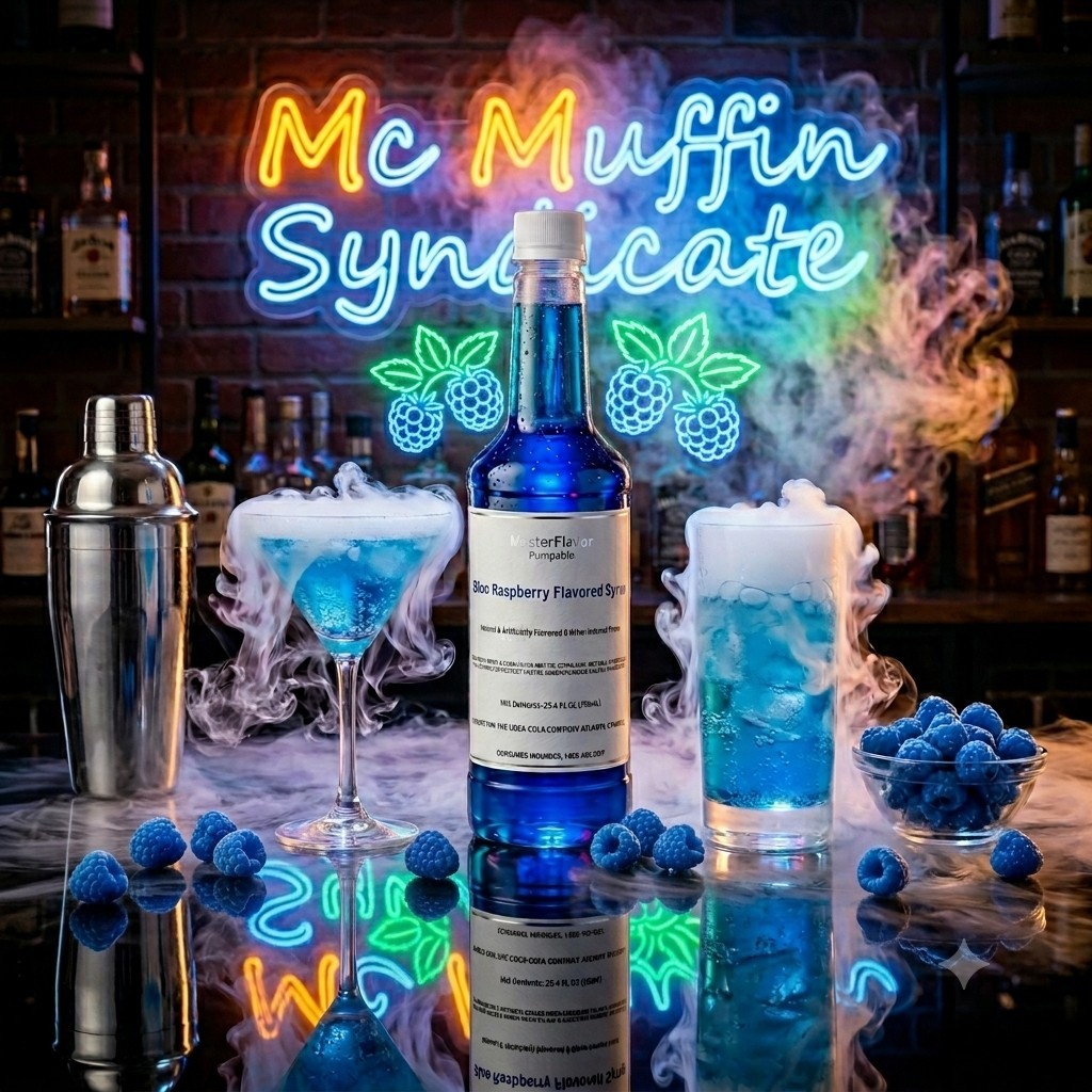 Master Flavor Pumpable ~ Blue Raspberry Flavored Syrup ~ 25.4 Fl Oz ~ Brand New gallery