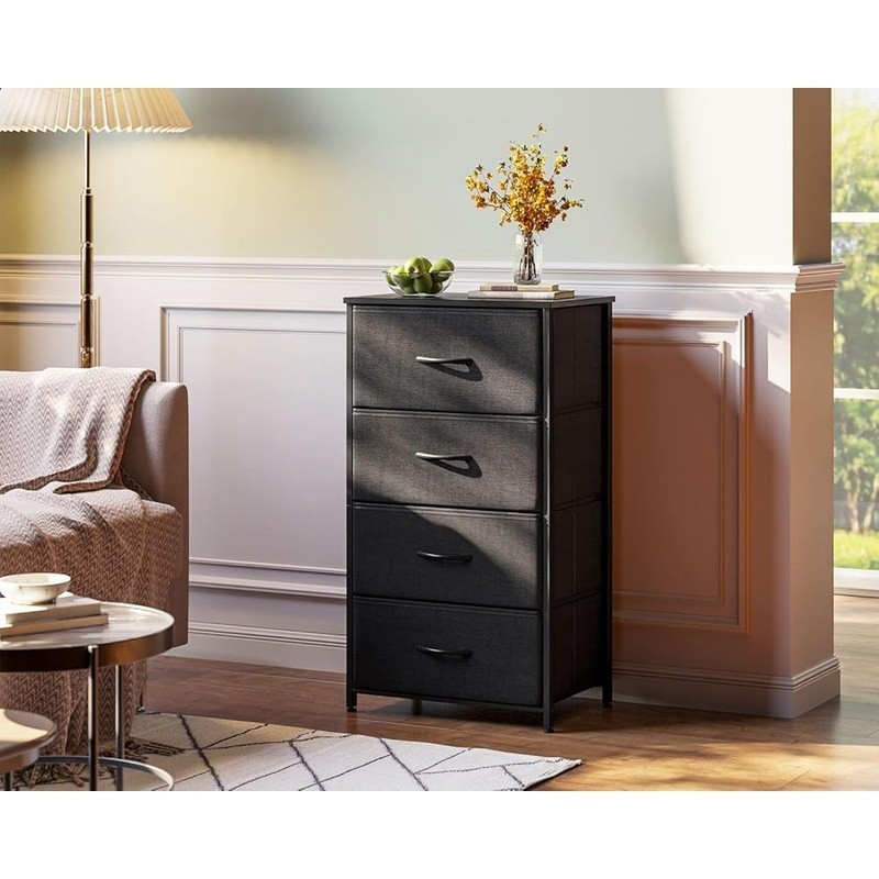 Small Dresser Storage Unit Compact Fabric Drawer Organizer Bedroom Spaces New gallery