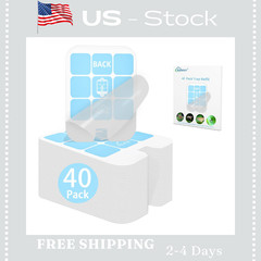 40 Pack Fly Trap Refill Compatilble with Safer Home Fly Trap Refill Flying Insec