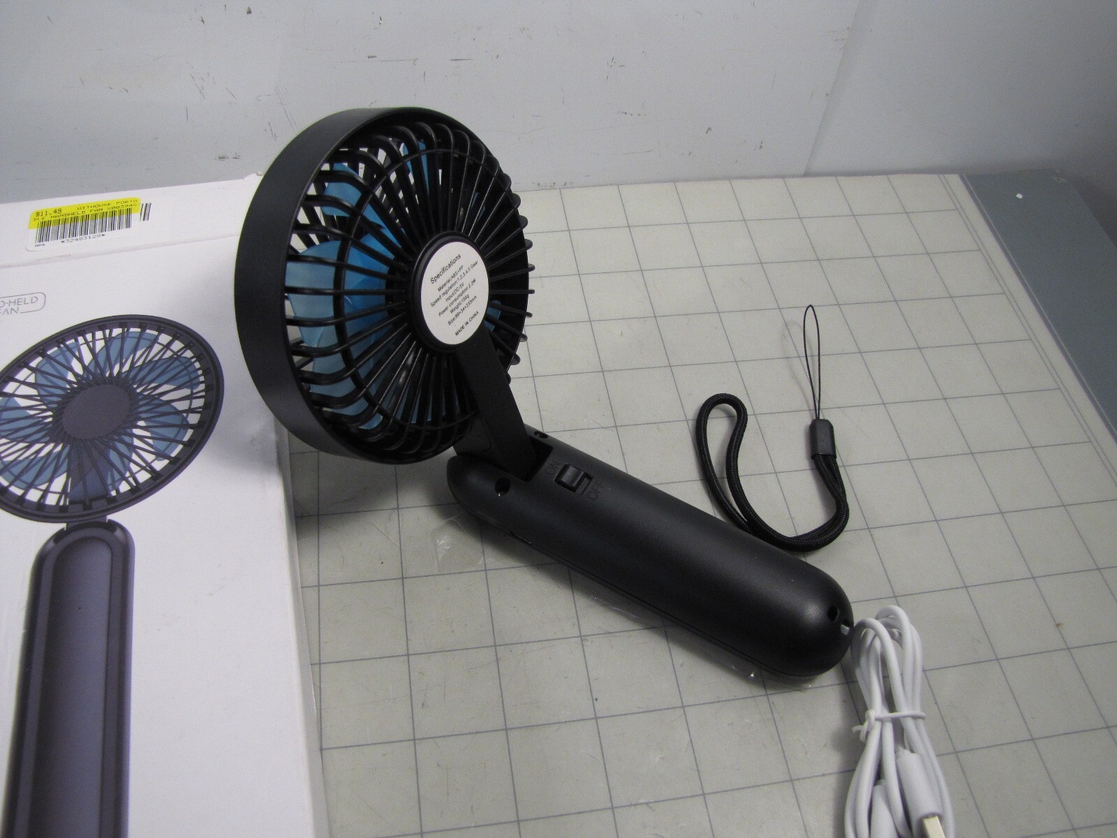 Handheld Rechargeable Fan ABS+PP NEW gallery