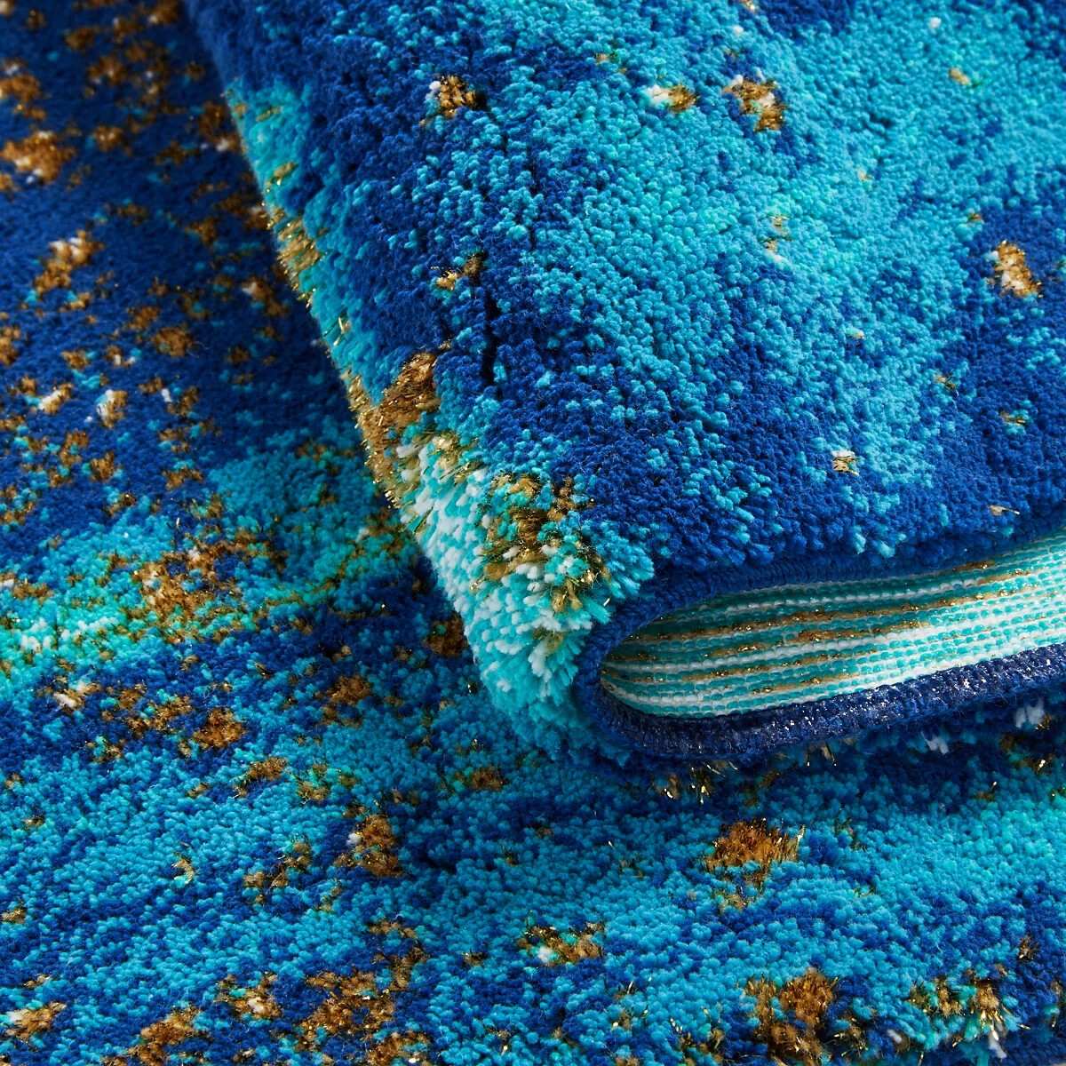 Abyss Big Blue Bath Rug, 27" x 47" - NWT gallery