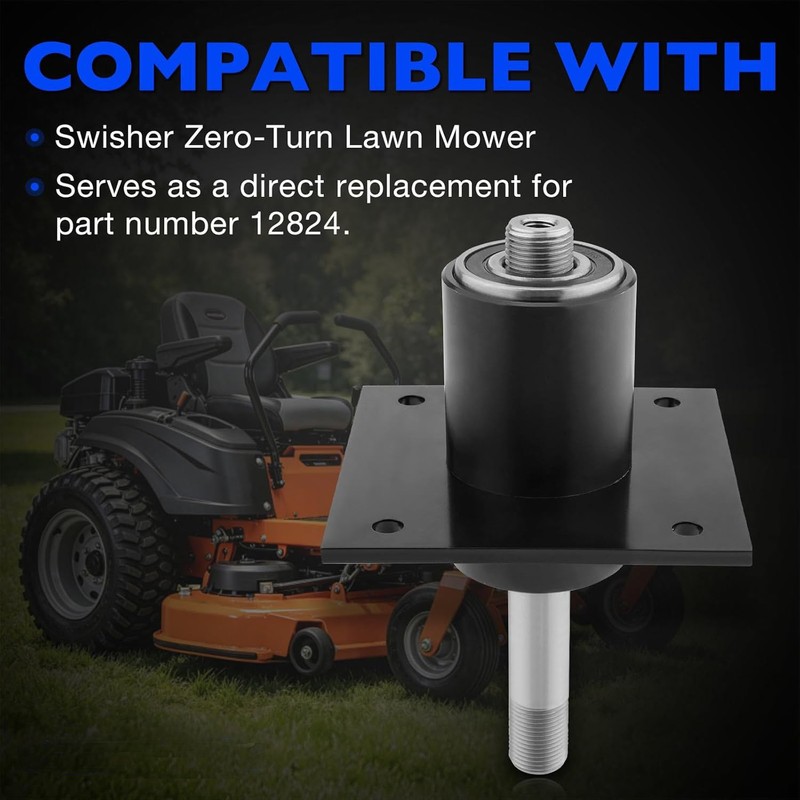 12824 Blade Driver Spindle Assembly For Swisher Zero-Turn LawnMower Deck Spindle gallery