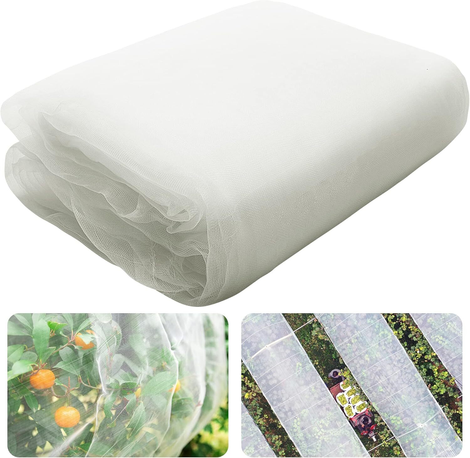 Garden Netting Pest Barrier Insect Netting for Garden Raised Beds Plant Mesh Net gallery