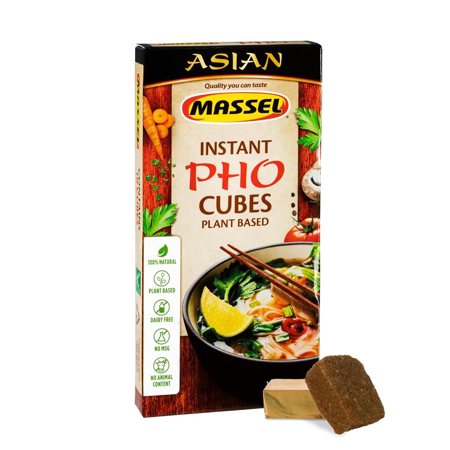 Instant Pho Bouillon Broth Cubes - No Msg, Gluten Free Soup Base - 1 Pack gallery