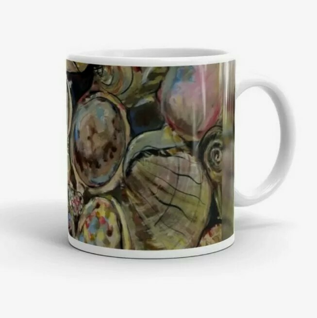 " Seashells fantasy "Coffee-Tea Mug 11oz, Gift arrives in 2 weeks New