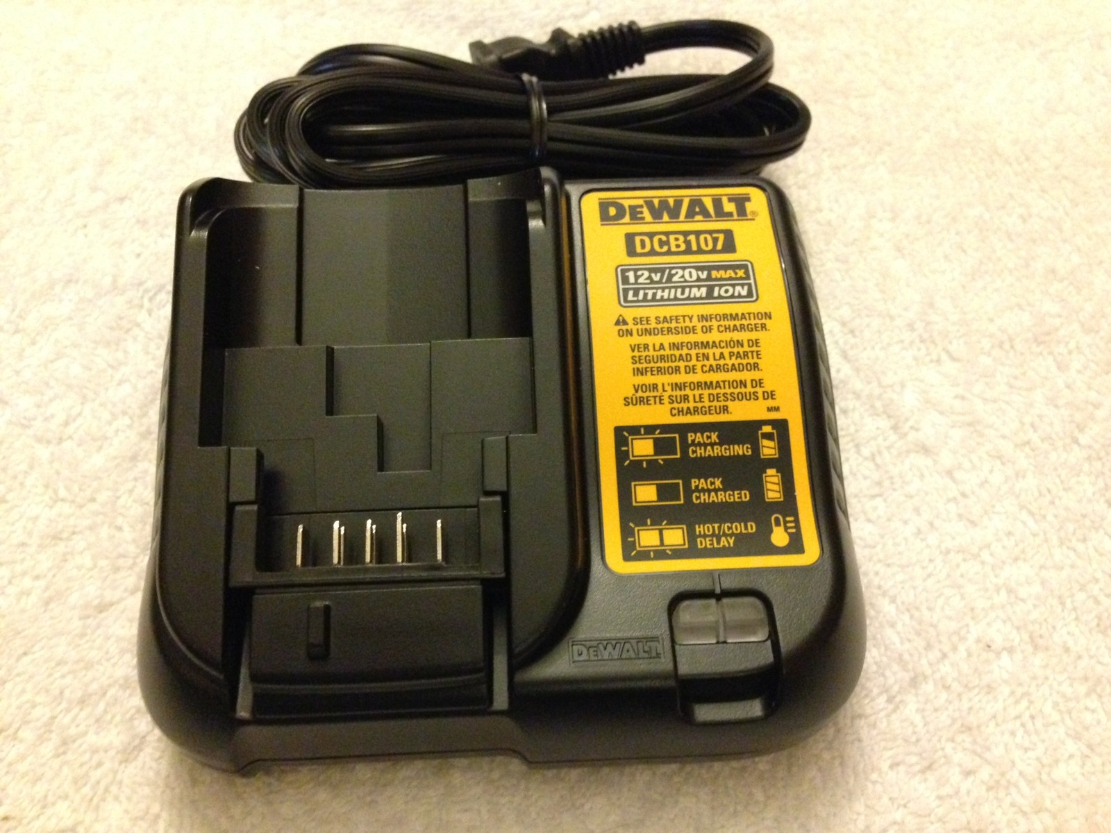 New Dewalt DCB107 12V & 20V Max Li-ion Battery Charger replaces DCB100 & DCB112 gallery