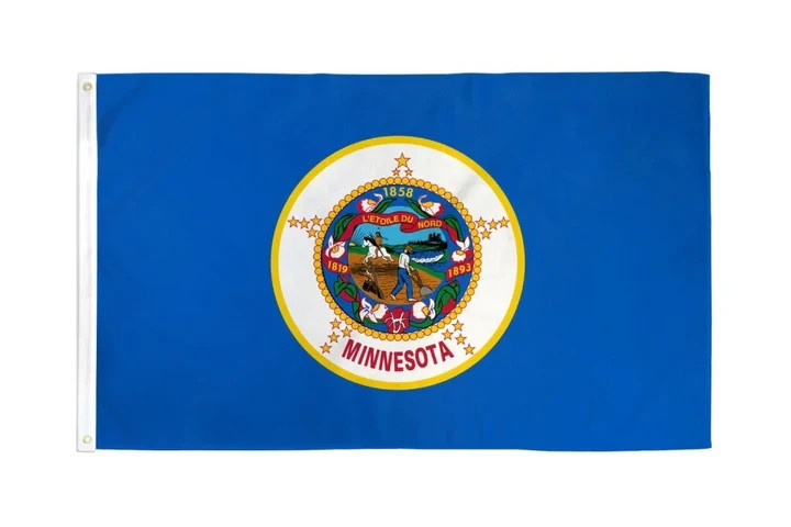 Minnesota 1957 Flag 3x5ft Poly US State Statehood Flag of Minnesota gallery