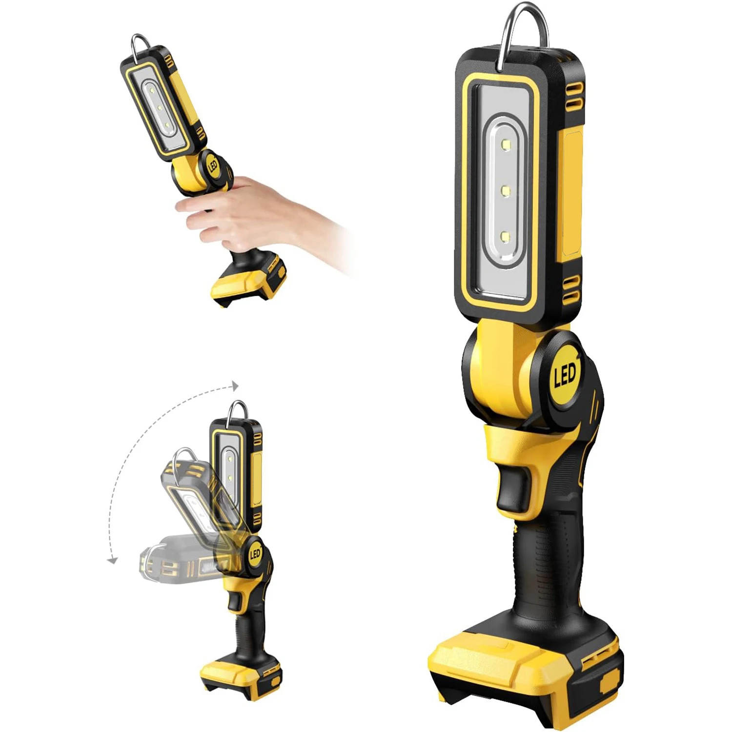 1000LM LED Work Light Flashlight Spotlight For DeWalt 20V MAX Li-Ion Battery.⚘ gallery