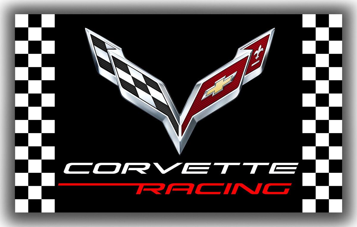 Chevrolet Corvette Automotive Racing Decor Flag 3x5ft90x150cm Garage Best banner gallery