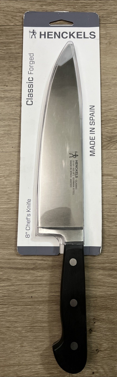 Henckels CLASSIC FORGED 8 inch Chef Knife, Made in Spain, 31161-200 NEW gallery