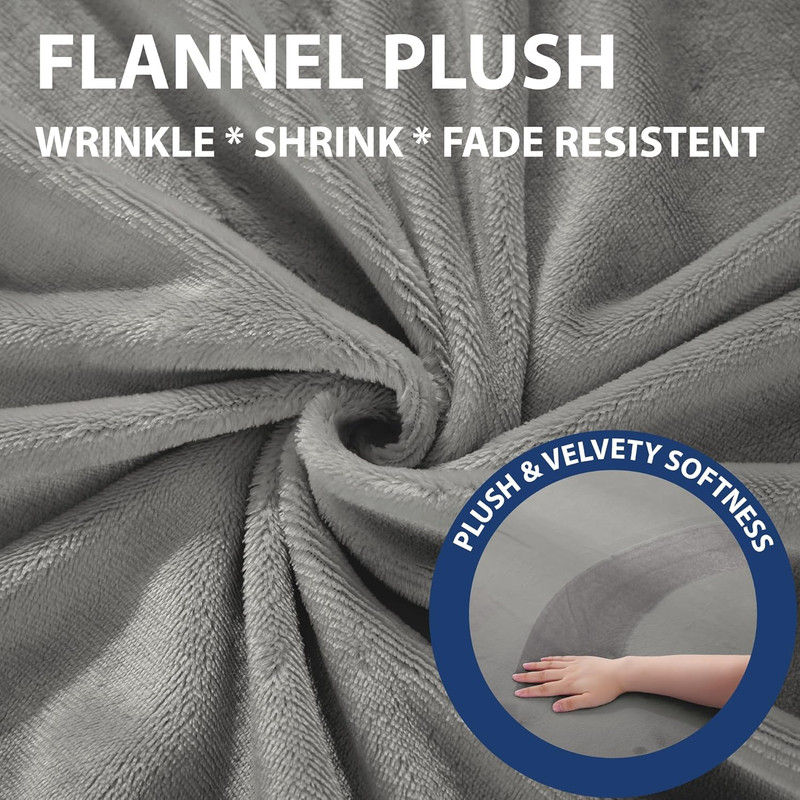 Queen Plush Fur Fitted Sheet - Ultra Soft & Thick Plush Fur - All Season Cozy Wa gallery