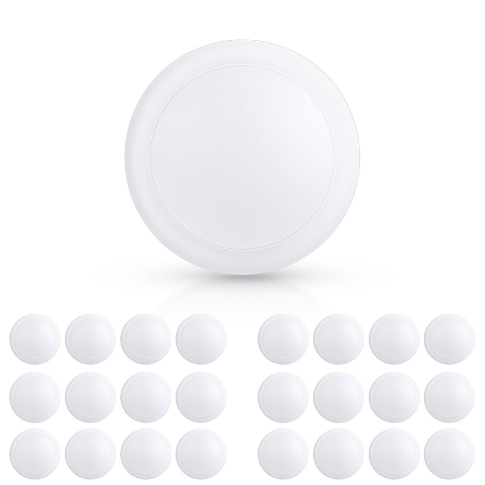 ECOELER 5/6 Inch Dimmable LED Disk Lights, 16.5W Recessed Retrofit Ceiling Do...