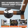 Pergola Bracket Kit 4''x4''(Inner Size 3.6x3.6), 4pcs 3 - Way Heavy Duty Corner gallery
