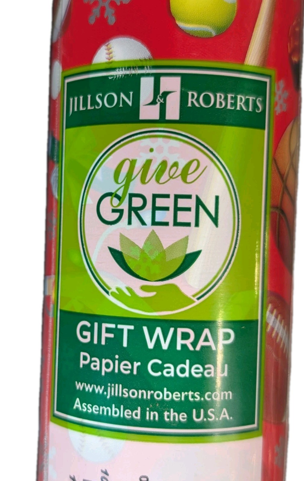 4Pack - Holiday Sporting Goods Wrapping Paper -Jillson Roberts Gift Wrap XjJ685 gallery