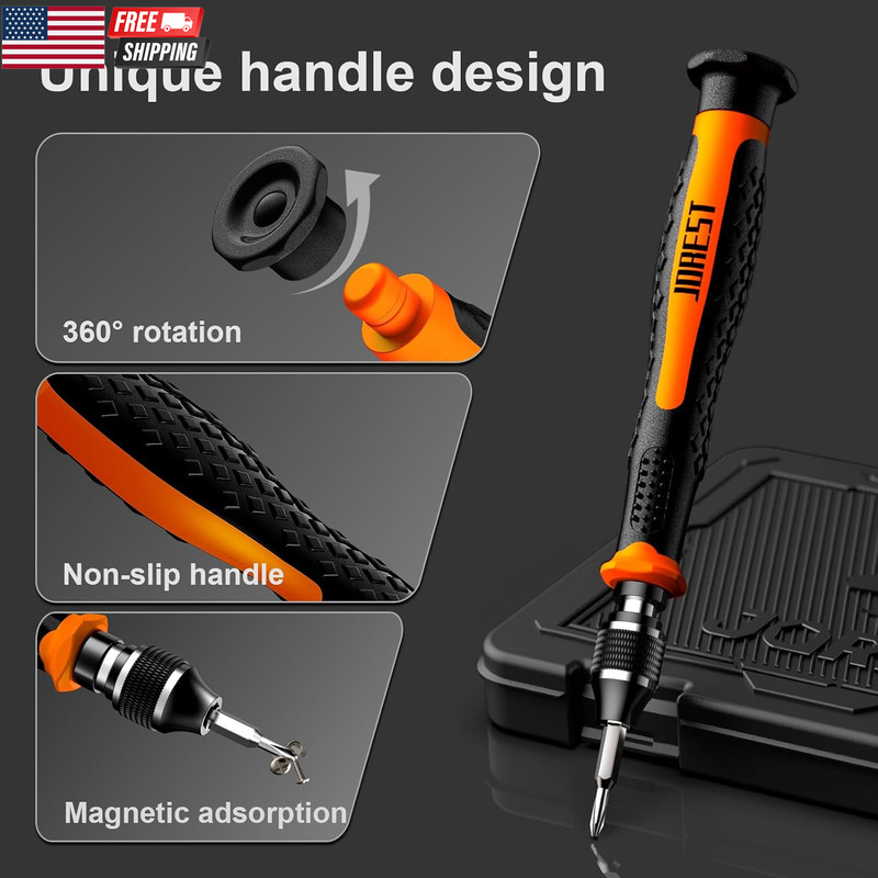 152 in 1 Precision Screwdriver Set, Tool Gifts for Men, Magnetic Tool Kit with T gallery