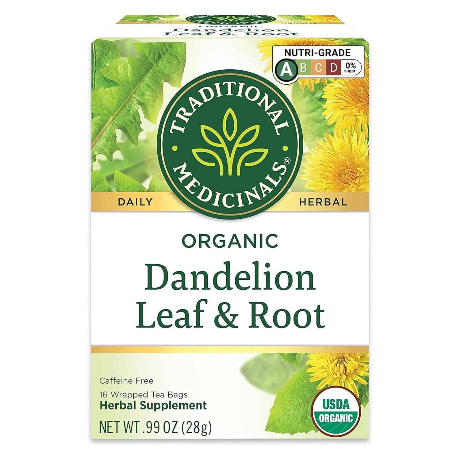 Tea, Organic Dandelion Leaf & Root, Supports Kidney Funct gallery