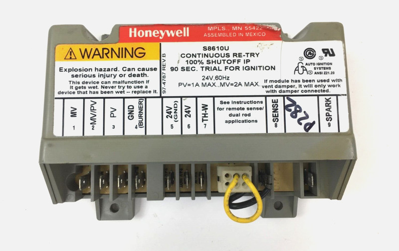 Honeywell S8610U1003 Ignition Control Module S8610U used #P282 gallery
