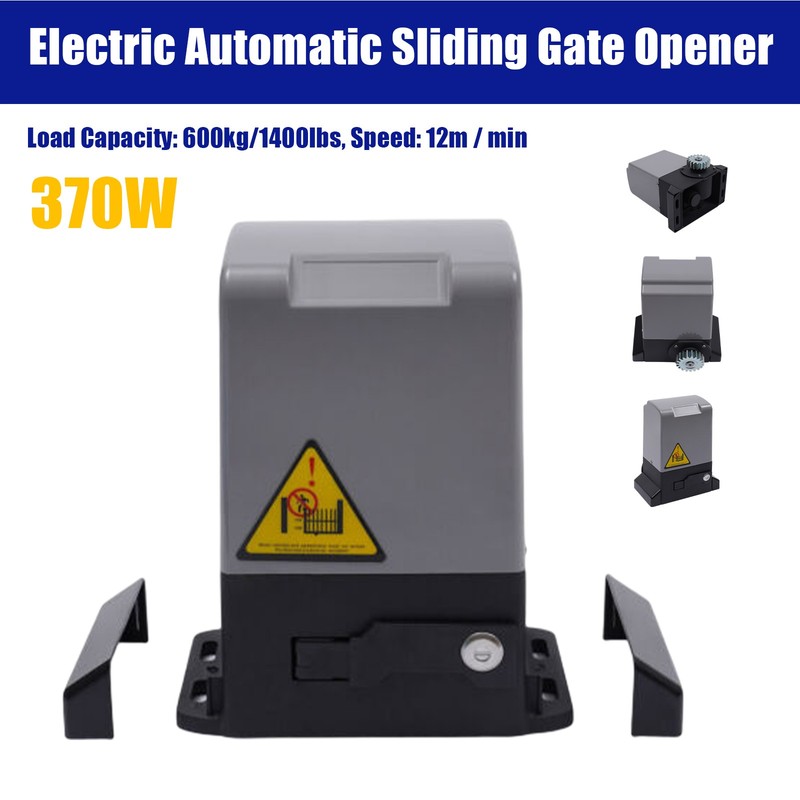 1400LBS Electric Automatic Sliding Gate Opener Door Operator&Remote Control 370W gallery