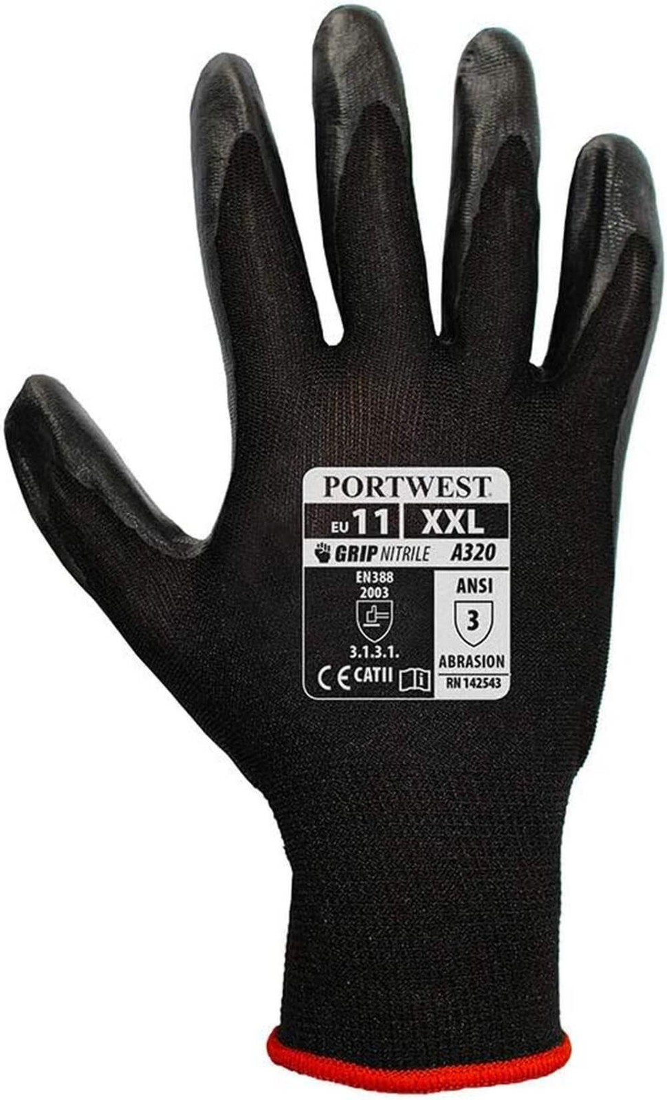 Dexti-Grip Glove Handling Work Protective Safety Grip Resistant ANSI 105, X Larg gallery