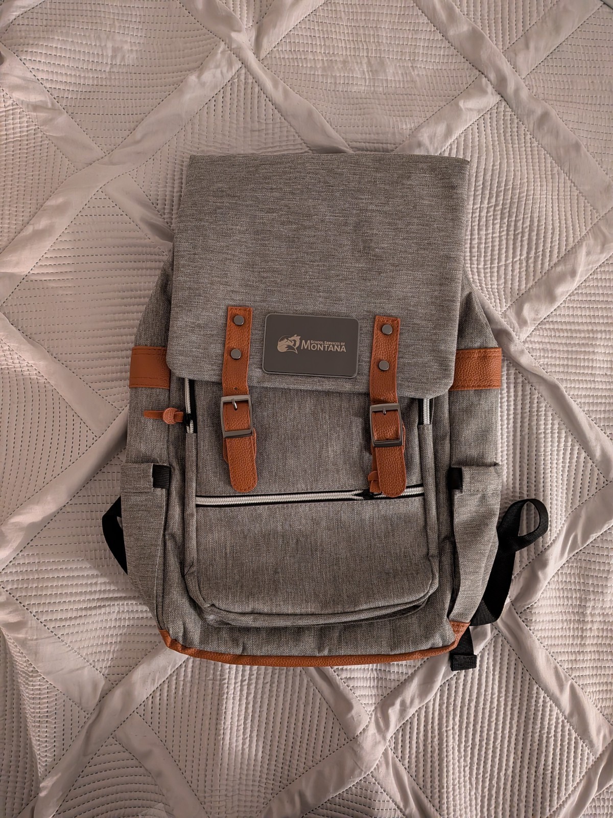 Montana Gray Laptop Backpack