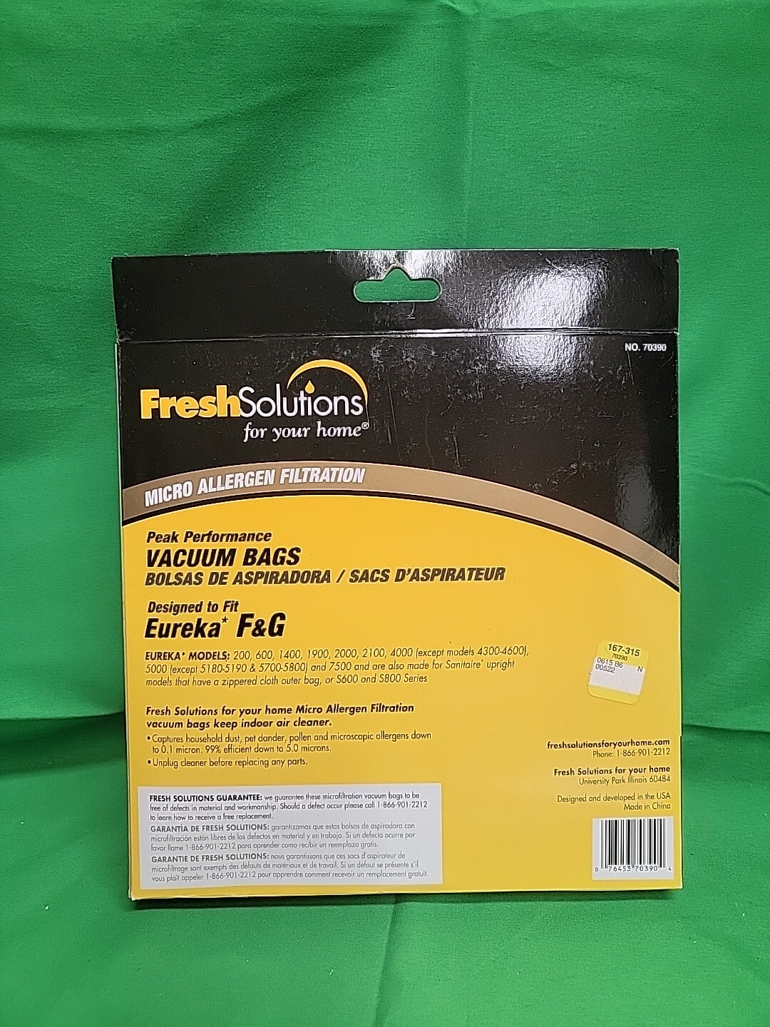 Fresh Solutions Eureka Vacuum Bag F&G Style 3-Pk Lot of 4 boxes gallery