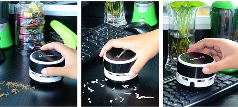Compact Cordless Desktop Vacuum - Powerful Handheld Cleaner for Home & Office gallery