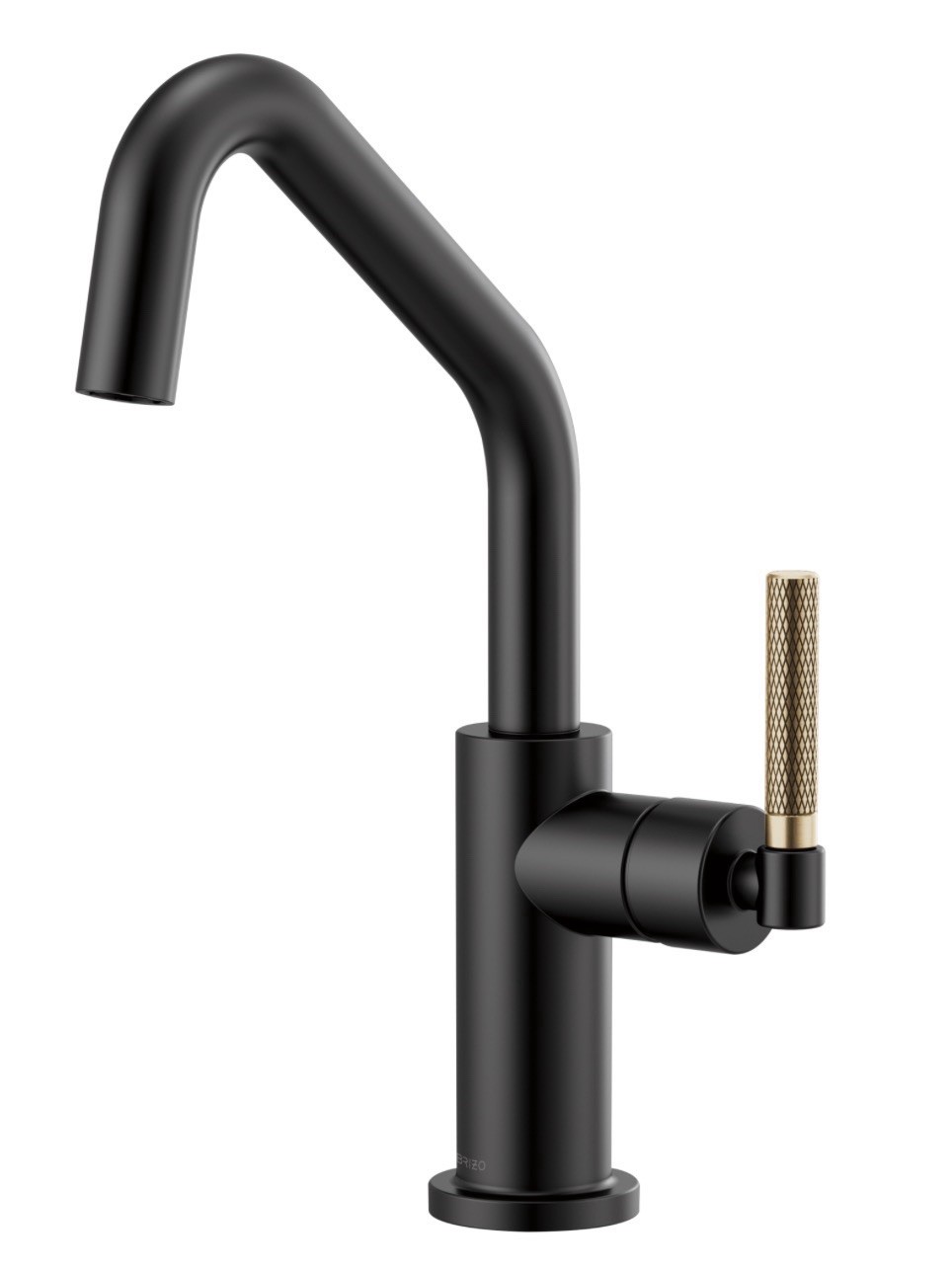 Brizo Litze Pull-Down Faucet with Angled Spout and Knurled Handle (63063LF-BLGL) gallery
