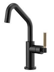 Brizo Litze Pull-Down Faucet with Angled Spout and Knurled Handle (63063LF-BLGL)
