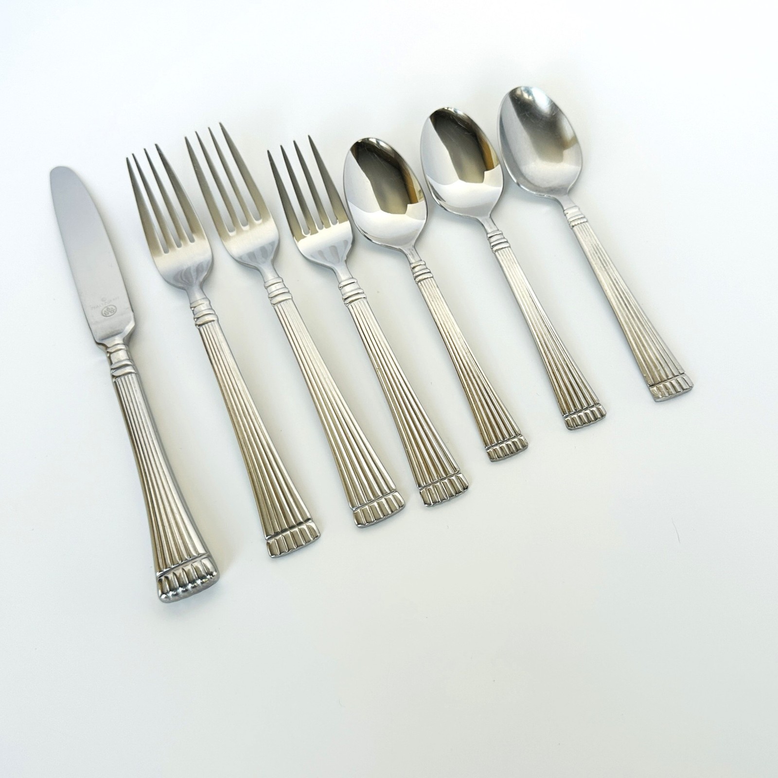 Pfaltzgraff Stainless Steel Flatware SCHEMATICS Misc Lot 7 Pieces Fork Spoon Kni gallery