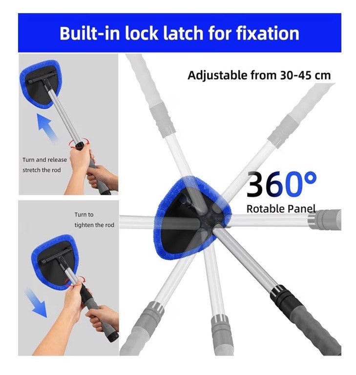 Windshield Cleaning Tool Kit Car Window Glass Wiper Cleaner Brush FAST SHIPPING gallery