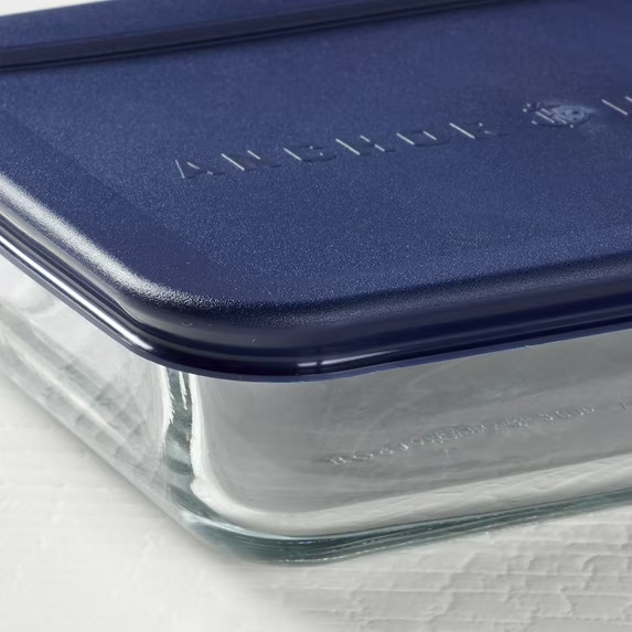 Anchor Hocking 3 Cup Rectangular Glass Food Storage Containers w/ Lids Set of 2 gallery