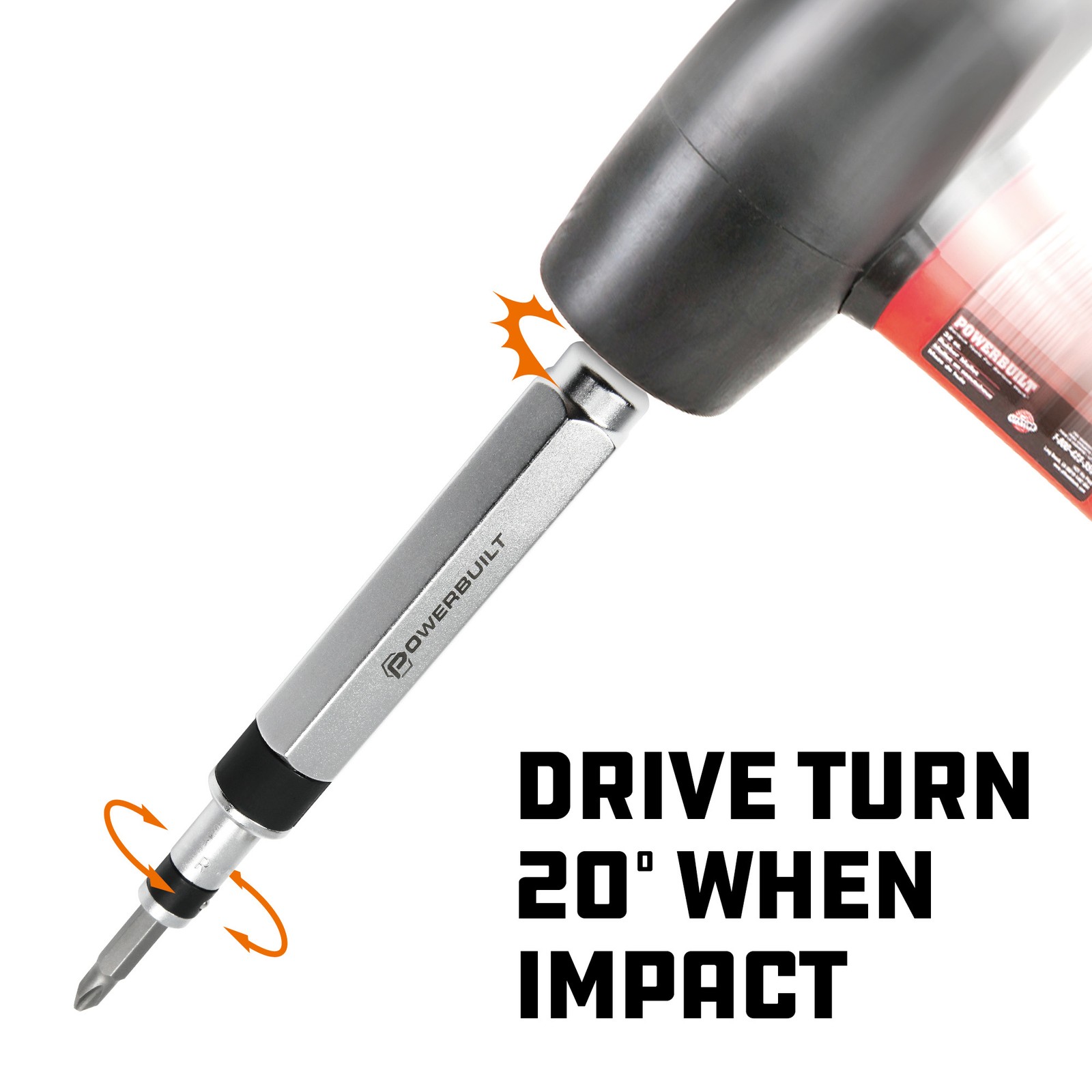 Powerbuilt 7 Piece Mini Impact Driver and Extractor Set - 647767 gallery