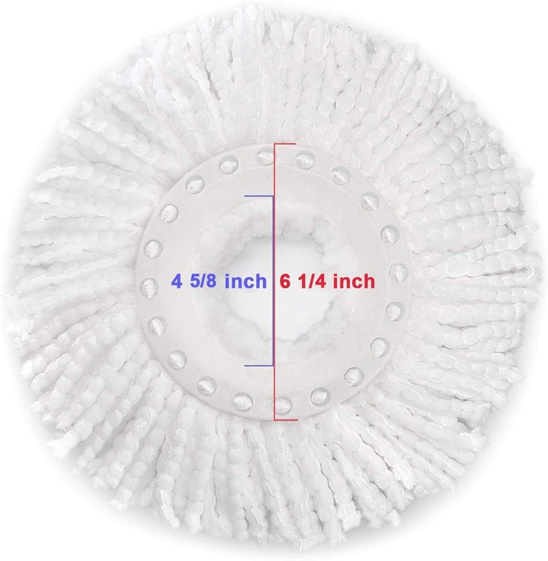 3 Pack Spin Mop Replacement Head For Hurrica Mopnad Cassabel And Other 360 Spin gallery
