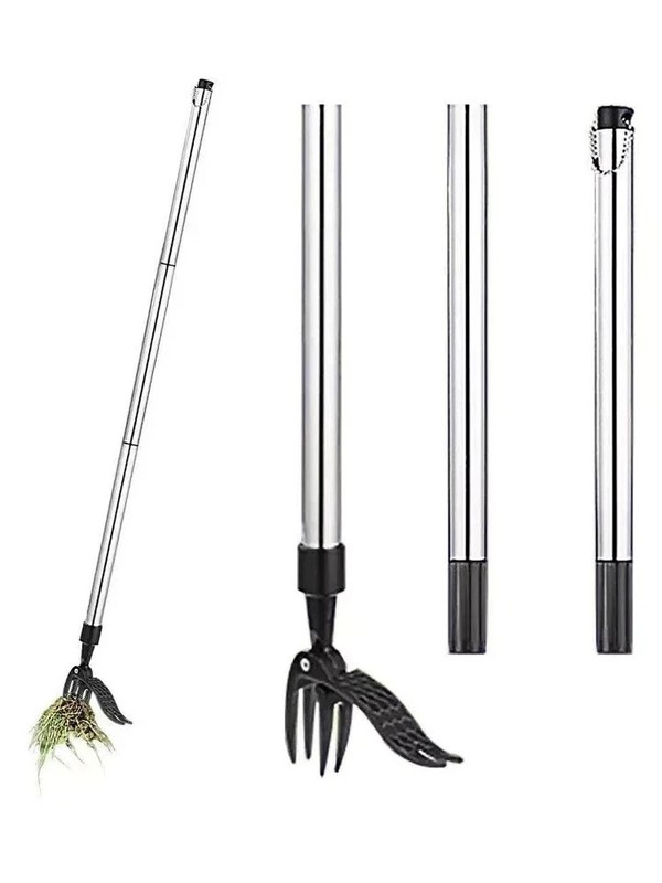 Weeder Puller Stand Up Weed Tool with Handle Garden Outdoor Root Remover Killer gallery