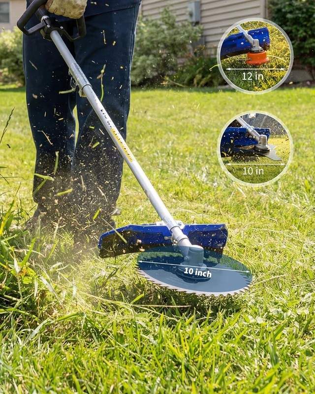 43cc/52cc Gasoline String Trimmer 2-Stroke 3 in 1 Brush Cutter Weed Eater Wacker gallery