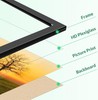 11x14 Picture Frame for Wall Display, 11x14 Black Picture Frame with Shatter gallery