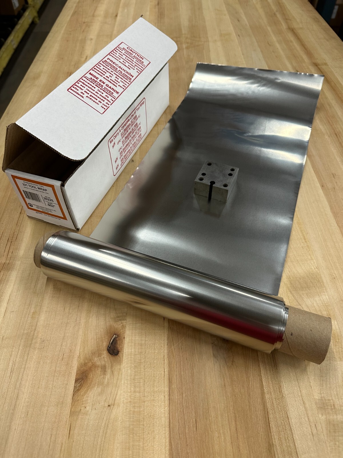 Precision Brand 321 Stainless Steel Tool Wrap, 20110, 24 In x 50 Feet gallery