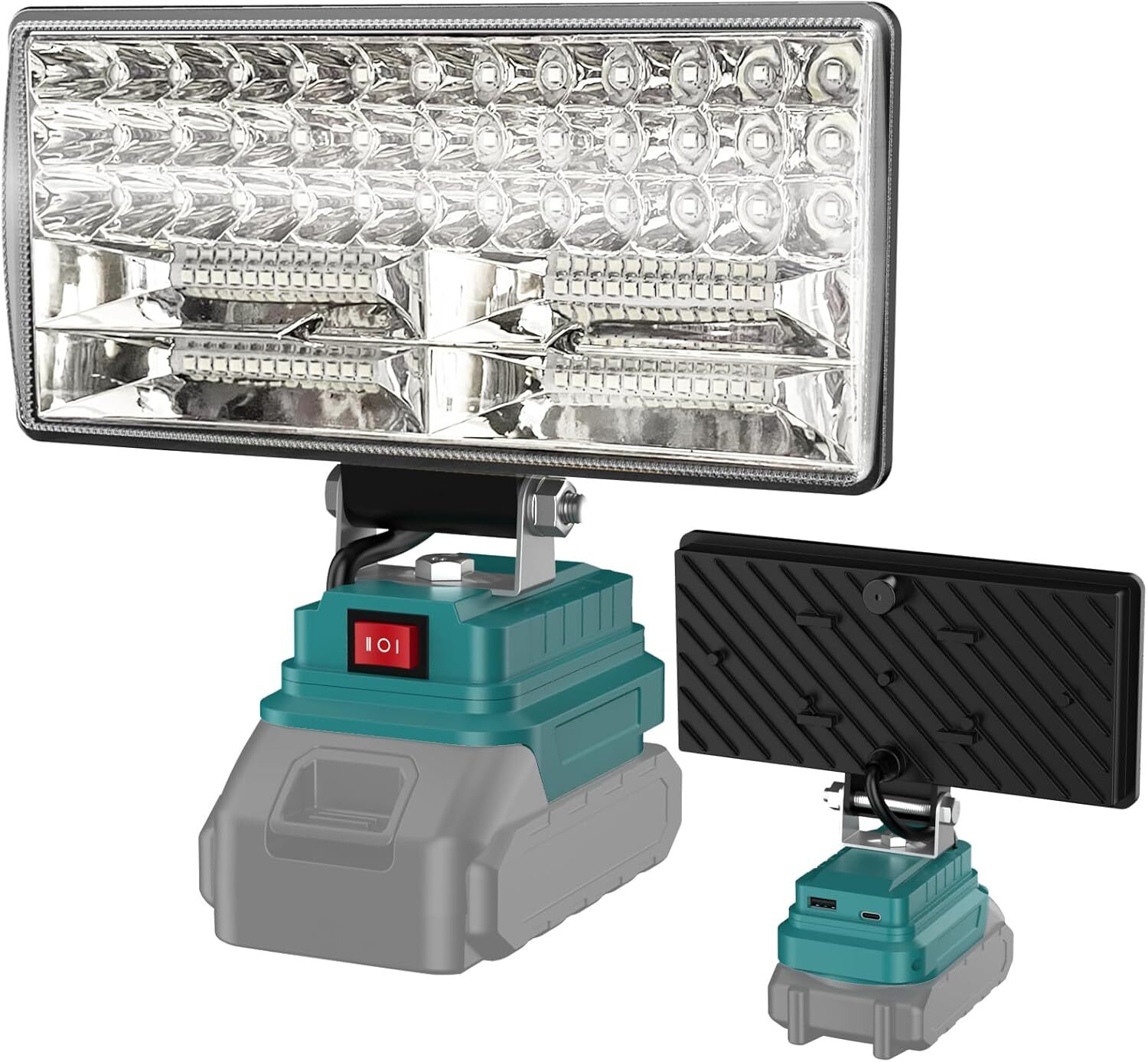5400LM 90W LED Work Light for Makita 18V Battery Flood Light Portable Spotlight gallery