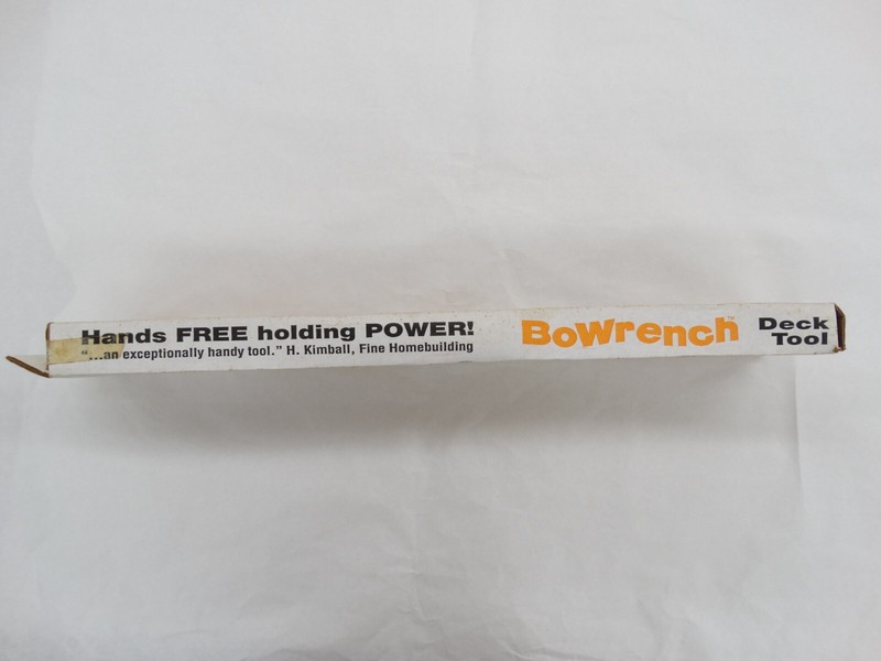 NOS CEPCO TOOL COMPANY BW-2 BoWrench Dech Tool 1 Person Easily Bends Deck Boards gallery