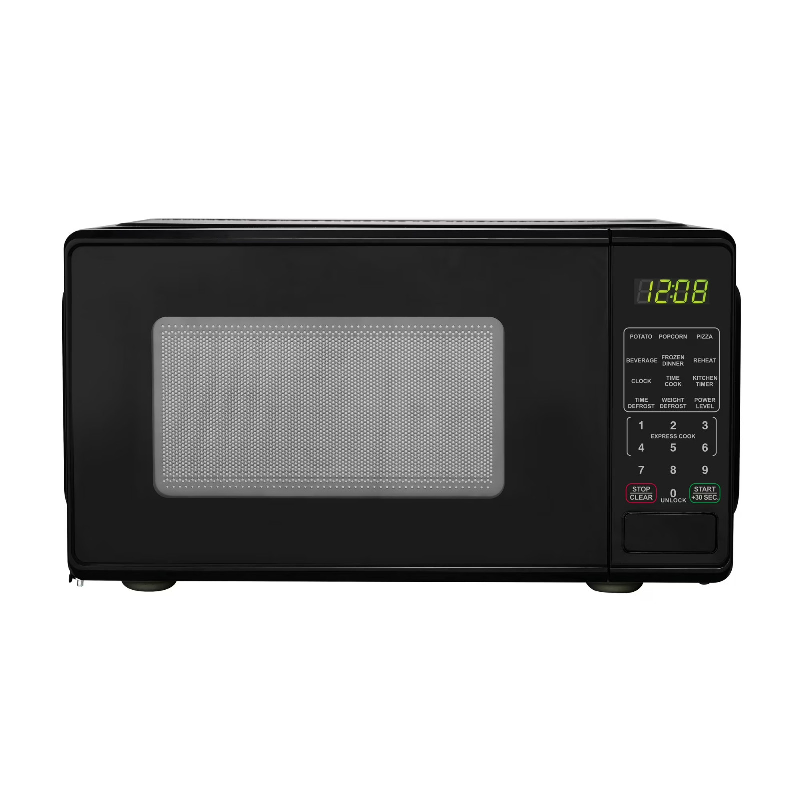 Mainstays 0.7 Cu ft Countertop Microwave Oven, 700 Watts, Black gallery