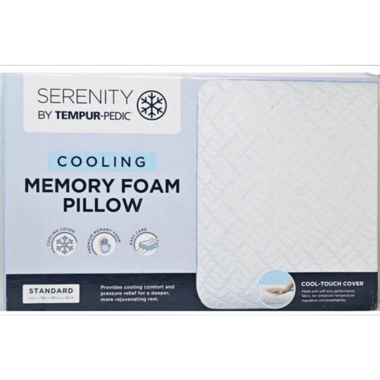 Serenity Cooling Memory Foam Pillow gallery
