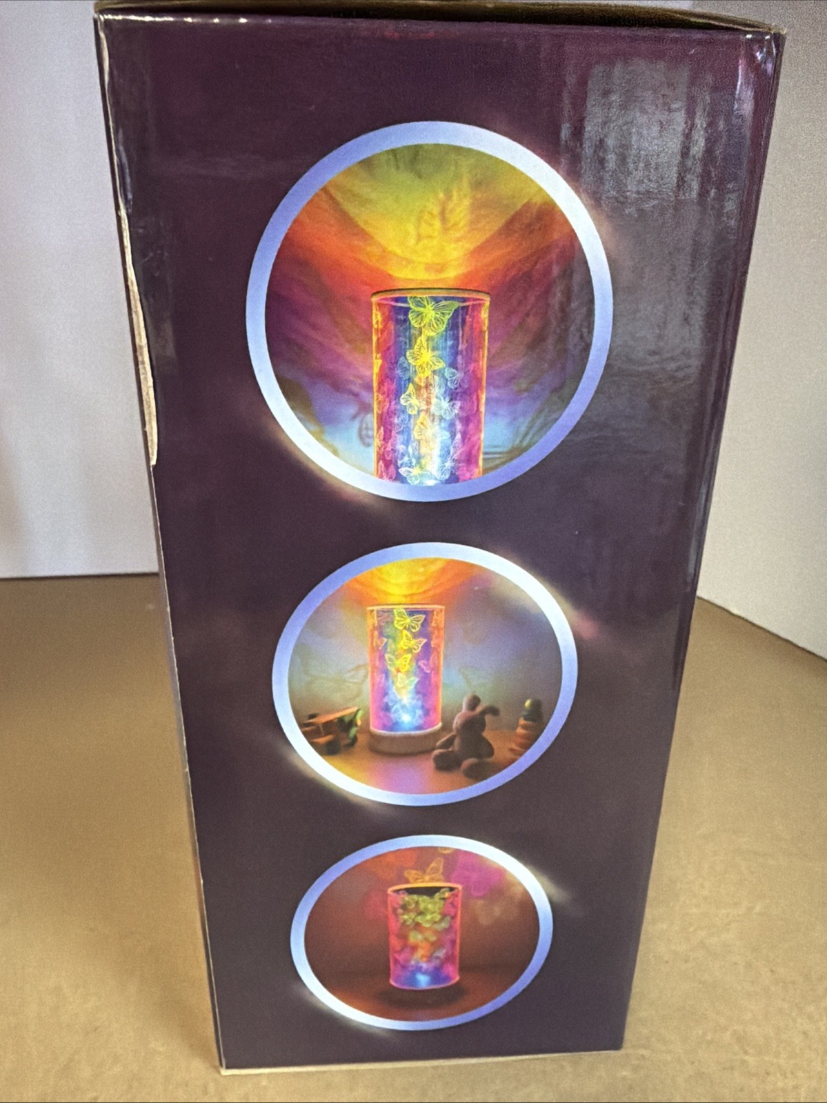 LED Iridescent Butterfly Print Projection Table Light gallery