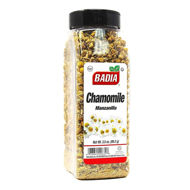 Badia Chamomile, 3.5 Oz – Premium Dried Chamomile Flowers for Herbal Tea gallery