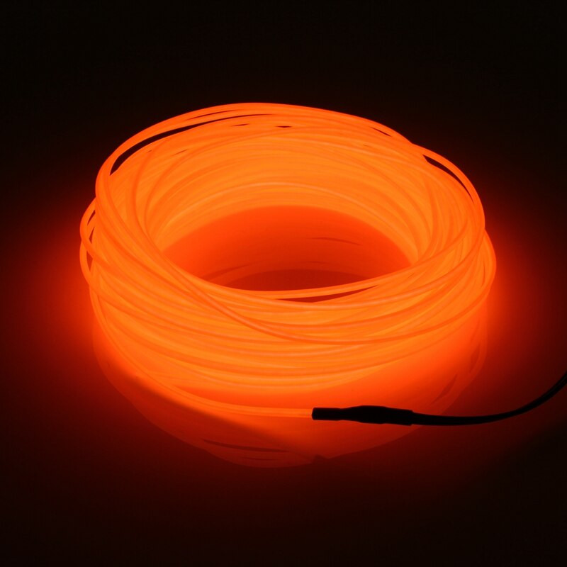 Neon LED Light Glow EL Wire String Strip Rope Tube Decor Car Party + Controller gallery