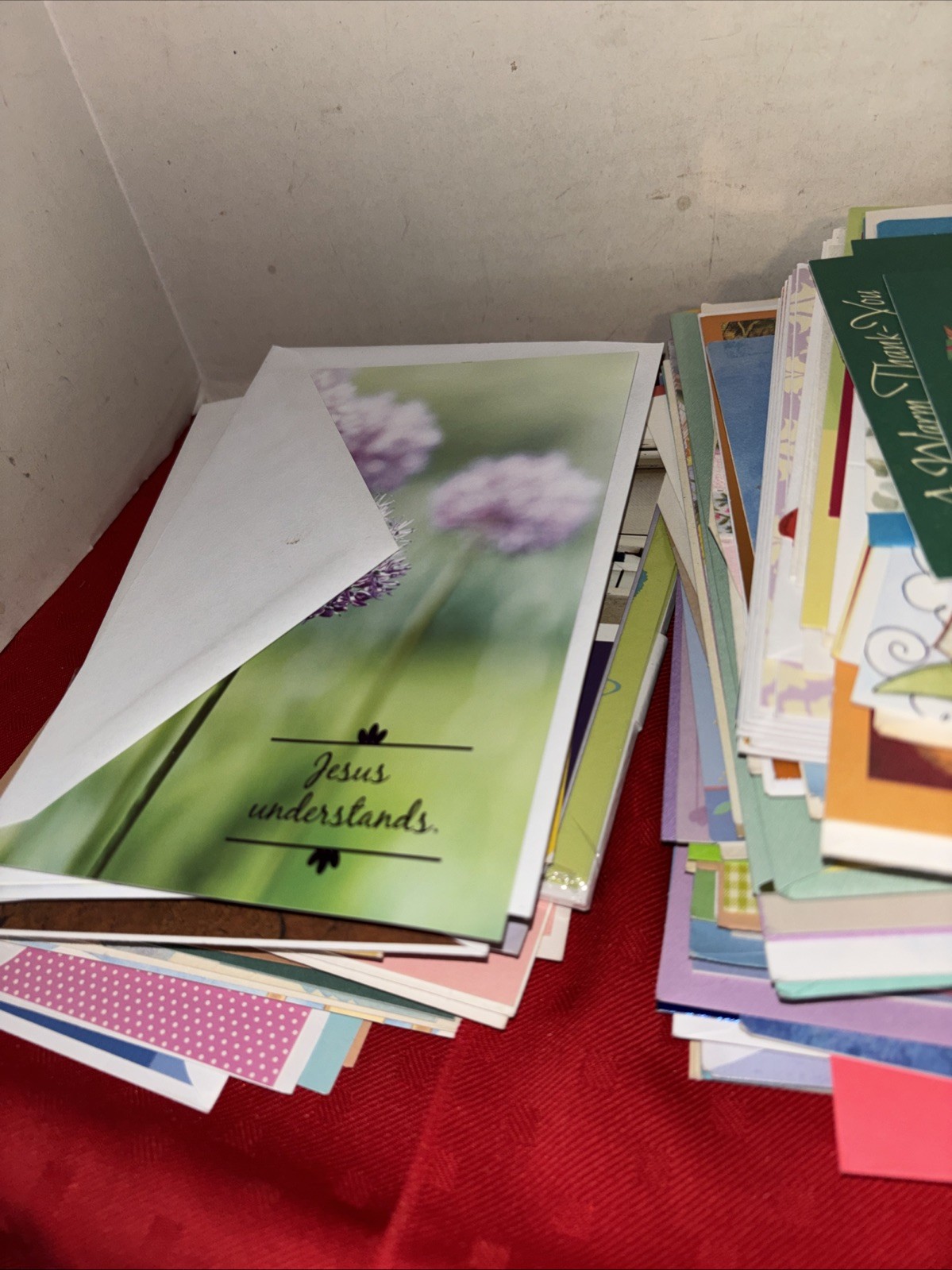 Vintage To Now 100+ Count Inspirational Christian Greeting Cards- Estate Find #0 gallery